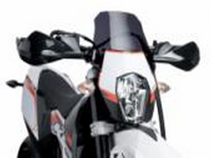 PLEXI ŠTÍT NEW GENERATION KTM 690 SUPERMOTO SM C - BARVA TMAVĚ KOUŘOVÁ