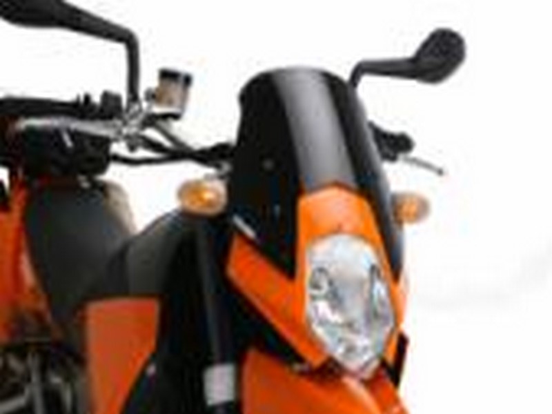 PLEXI ŠTÍT NEW GENERATION KTM 950 SUPERMOTO SM/SUPERENDURO - BARVA ČERNÁ