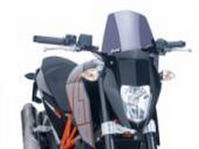 PLEXI ŠTÍT NEW GENERATION KTM 690 DUKE 12-13 - BARVA TMAVĚ KOUŘOVÁ