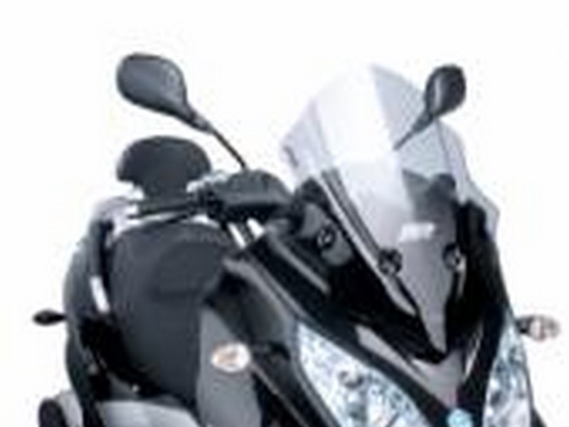 PLEXI ŠTÍT V-TECHLINE PIAGGIO MP3 - BARVA KOUŘOVÁ