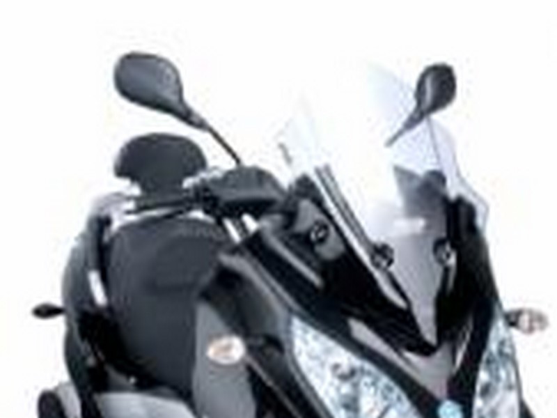 PLEXI ŠTÍT V-TECHLINE PIAGGIO MP3 - BARVA ČIRÁ