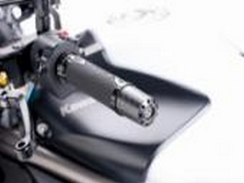 PÁR DURALOVÝCH TĚŽÍTEK DO ŘÍDÍTEK MODEL "LONG"  KAWASAKI 