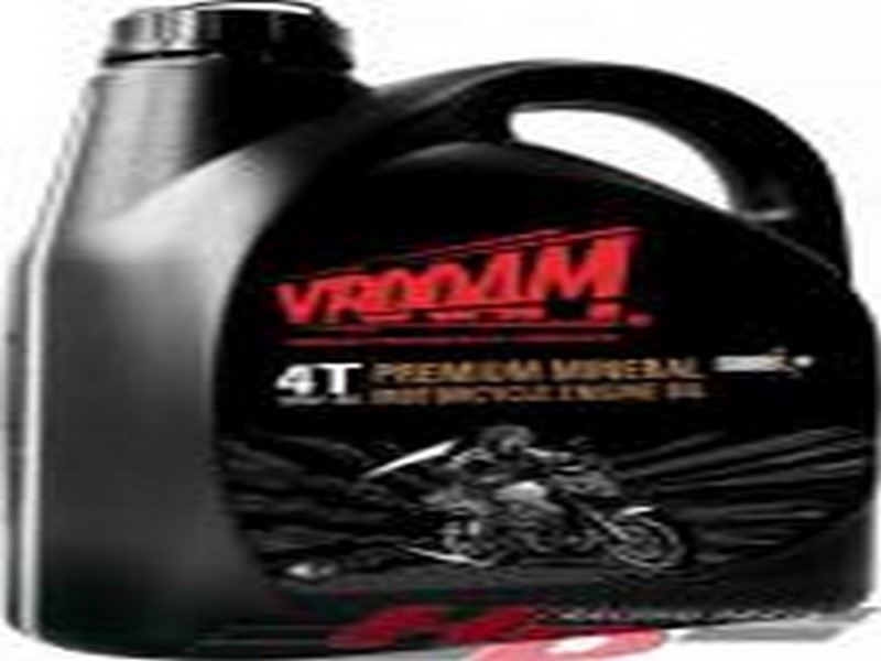 Premium minerální motorový olej pro 4T motocykly 10W-40, 4L