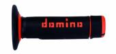 GRIPY DOMINO "OFF ROAD/CROSS" - BARVA ČERNÁ/ORANŽOVÁ