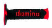 GRIPY DOMINO "OFF ROAD/D.S.H." - BARVA ČERNÁ/ČERVENÁ