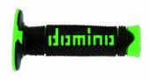 GRIPY DOMINO "OFF ROAD/D.S.H." - BARVA ČERNÁ/ZELENÁ