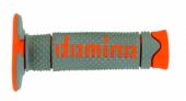 GRIPY DOMINO "OFF ROAD/D.S.H." - BARVA ŠEDÁ/ORANŽOVÁ