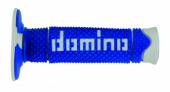 GRIPY DOMINO "OFF ROAD/D.S.H." - BARVA MODRÁ/BÍLÁ