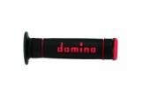 GRIPY DOMINO "TRIAL" - BARVA ČERNÁ/ČERVENÁ