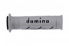 GRIPY DOMINO "ROAD/RACING XM2 SuperSoft" - BARVA ŠEDÁ/ČERNÁ