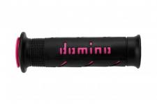 GRIPY DOMINO "ROAD/RACING XM2 SuperSoft" - BARVA ČERNÁ/FUCHSIE 