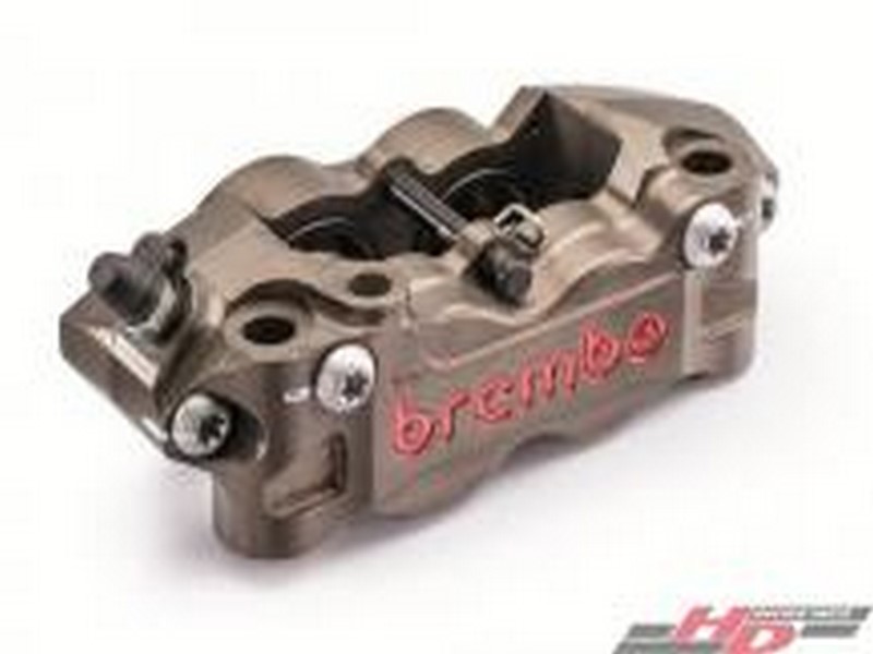Levý radiální brzdič, CNC obrobený P4 32/36, hliníkový píst (bez