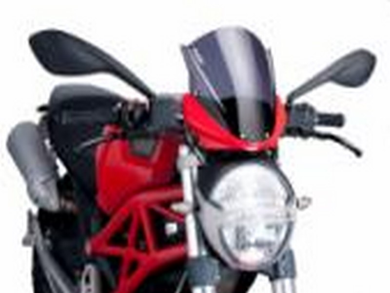 PLEXI RACING DO ORIG. MASKY DUCATI MONSTER 696/796/1100 - BARVA TMAVĚ KOUŘOVÁ